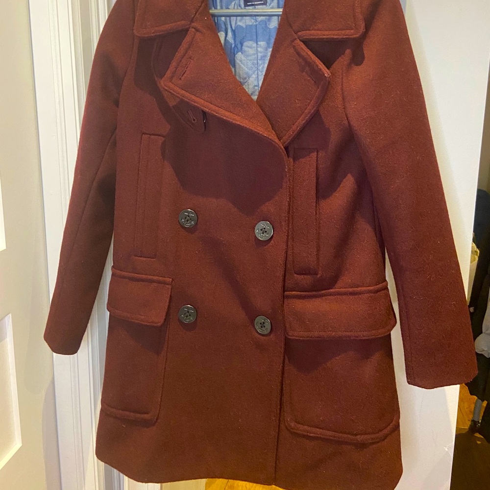 Wool dress coat